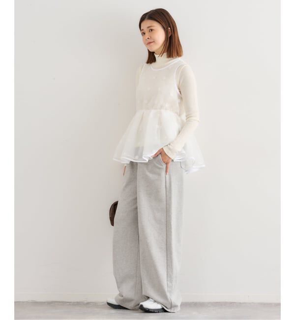 U by SPICK&SPAN「フロントジップスウェットパンツ」|その他|