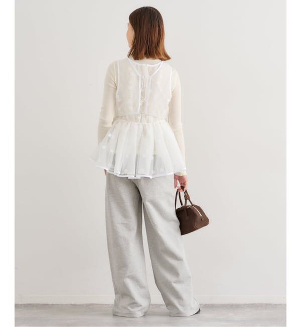 U by SPICK&SPAN「フロントジップスウェットパンツ」|その他|