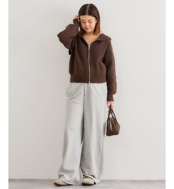 U by SPICK&SPAN「フロントジップスウェットパンツ」|その他|