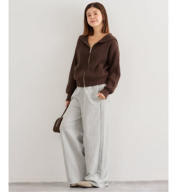 U by SPICK&SPAN「フロントジップスウェットパンツ」|その他|