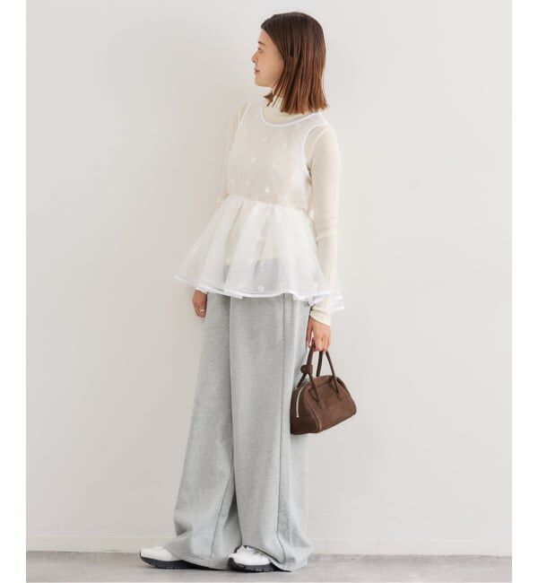 U by SPICK&SPAN「フラワースパンコールブラウス」|シャツ・ブラウス|