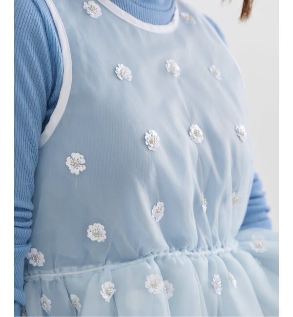 U by SPICK&SPAN「フラワースパンコールブラウス」|シャツ・ブラウス|