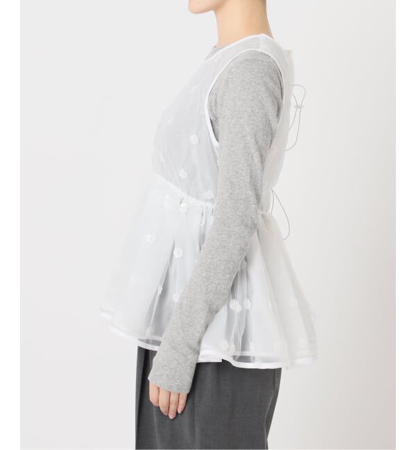 U by SPICK&SPAN「フラワースパンコールブラウス」|シャツ・ブラウス|