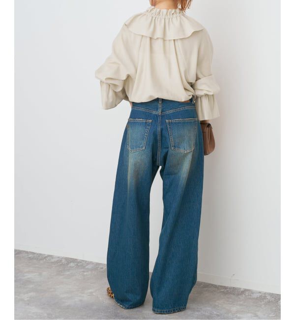 Spick and Span「ポリアセテートラッフルカラーブラウス」|シャツ・ブラウス|