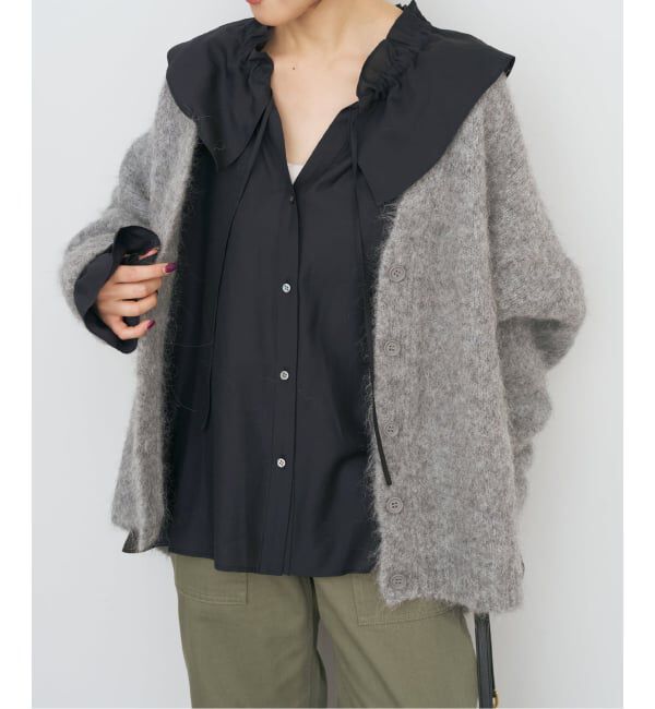 Spick and Span「ポリアセテートラッフルカラーブラウス」|シャツ・ブラウス|