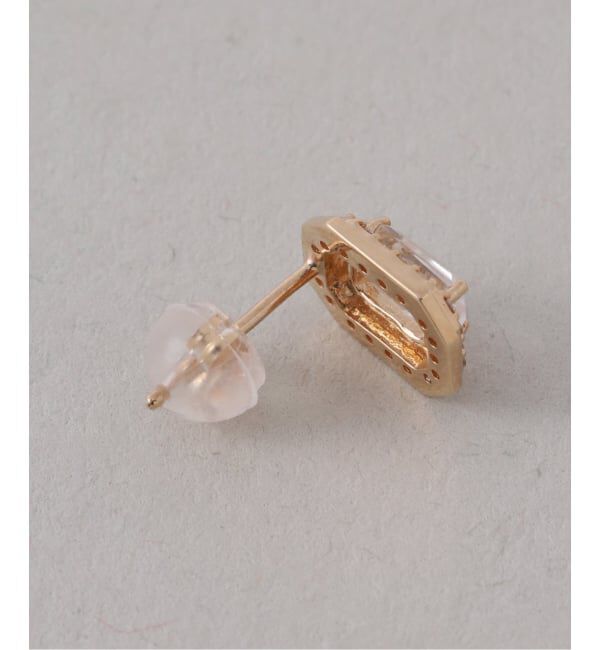 Lilas by Spick&Span「アップグレードホワイトトパーズピアス K18(両耳)」|ピアス|