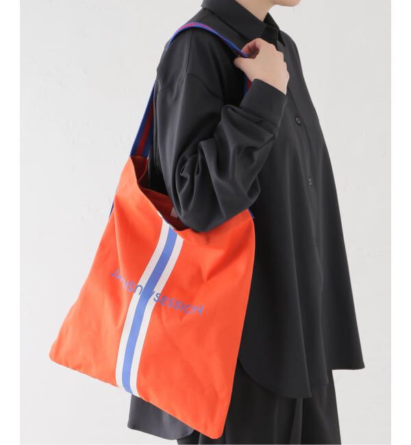 NOBLE「《追加》N.Jam/エヌジャム トートトート Small(グリーン・オレンジ)」|トートバッグ|