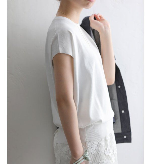  「ウォッシャブルフレンチプルオーバー」|ニット・セーター|