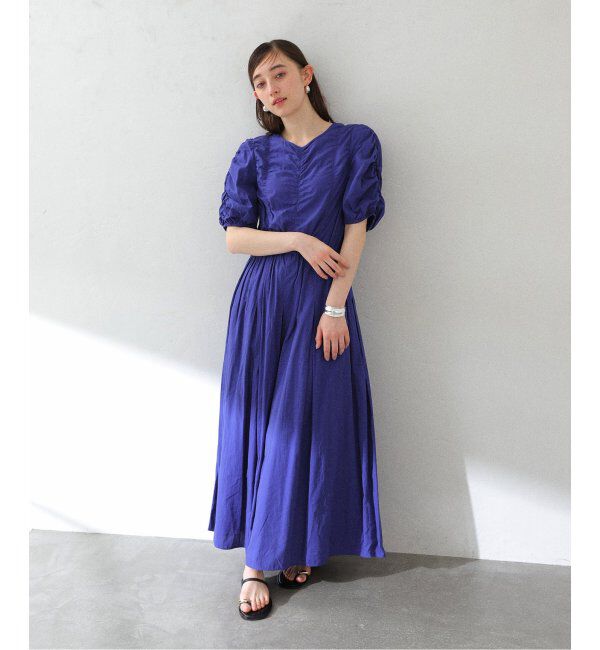  「【洗える】ne Quittez pas/ヌキテパ  COTTON DOBBY DRESS」|ワンピース|