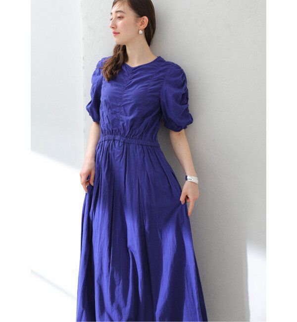  「【洗える】ne Quittez pas/ヌキテパ  COTTON DOBBY DRESS」|ワンピース|