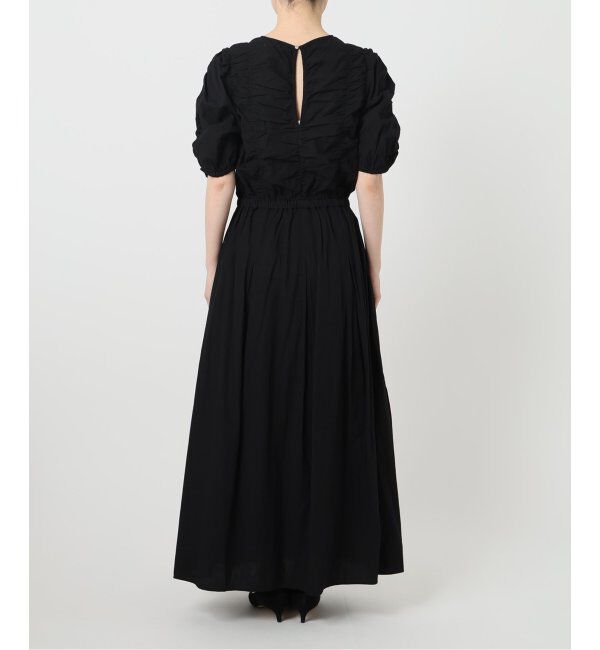  「【洗える】ne Quittez pas/ヌキテパ  COTTON DOBBY DRESS」|ワンピース|