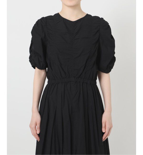  「【洗える】ne Quittez pas/ヌキテパ  COTTON DOBBY DRESS」|ワンピース|