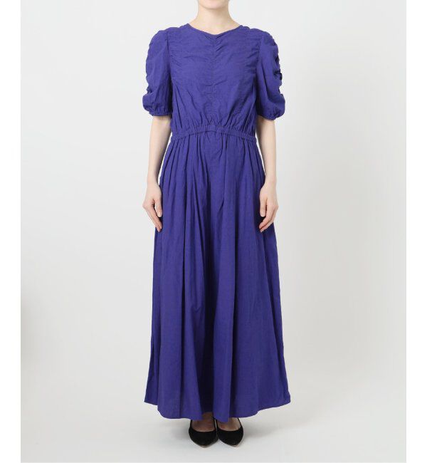  「【洗える】ne Quittez pas/ヌキテパ  COTTON DOBBY DRESS」|ワンピース|