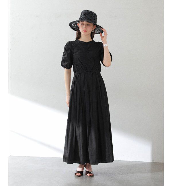  「【洗える】ne Quittez pas/ヌキテパ  COTTON DOBBY DRESS」|ワンピース|