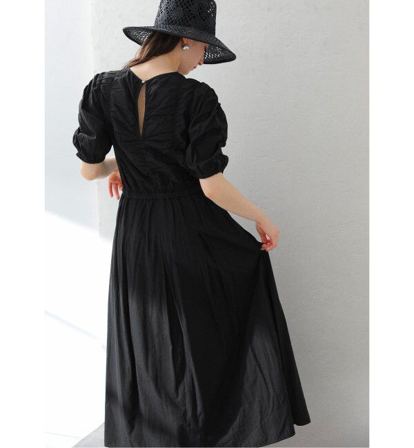  「【洗える】ne Quittez pas/ヌキテパ  COTTON DOBBY DRESS」|ワンピース|
