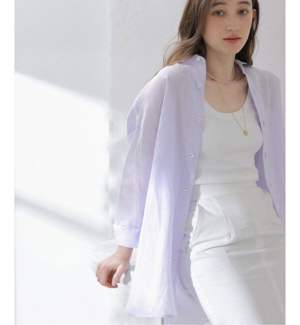  「【洗える】TICCA/ティッカ リネンスクエアビッグシャツUNI」|シャツ・ブラウス|