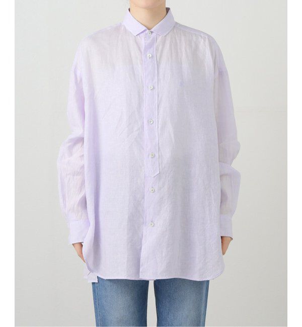  「【洗える】TICCA/ティッカ リネンスクエアビッグシャツUNI」|シャツ・ブラウス|