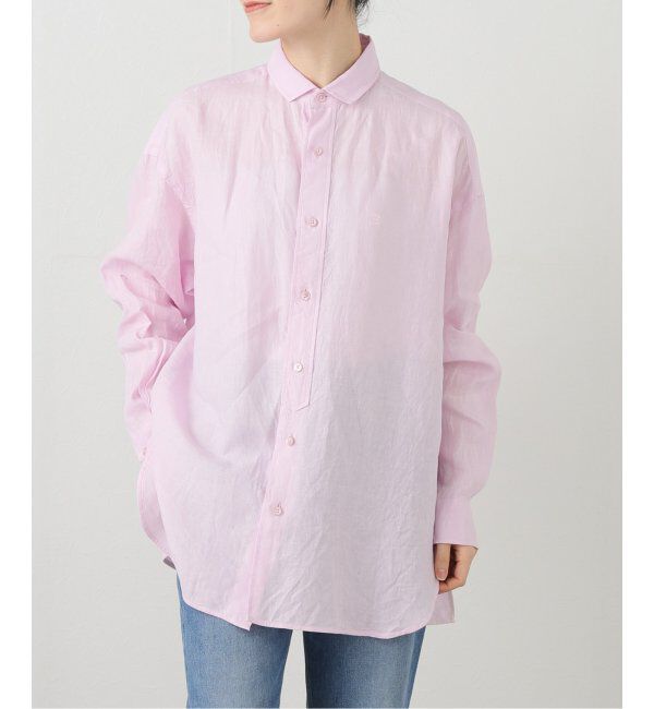  「【洗える】TICCA/ティッカ リネンスクエアビッグシャツUNI」|シャツ・ブラウス|