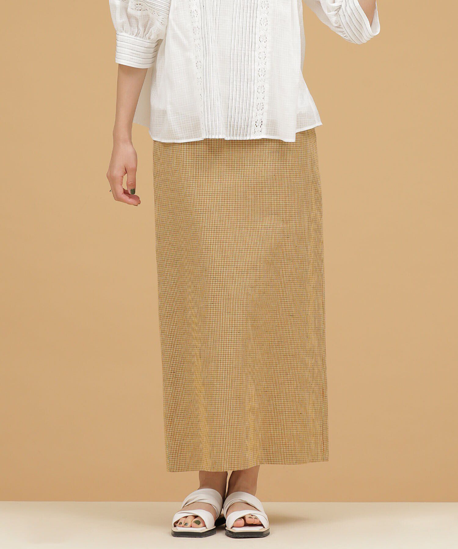 nano･universe「LB.03/ペンシルロングスカート」|スカート|パターン1