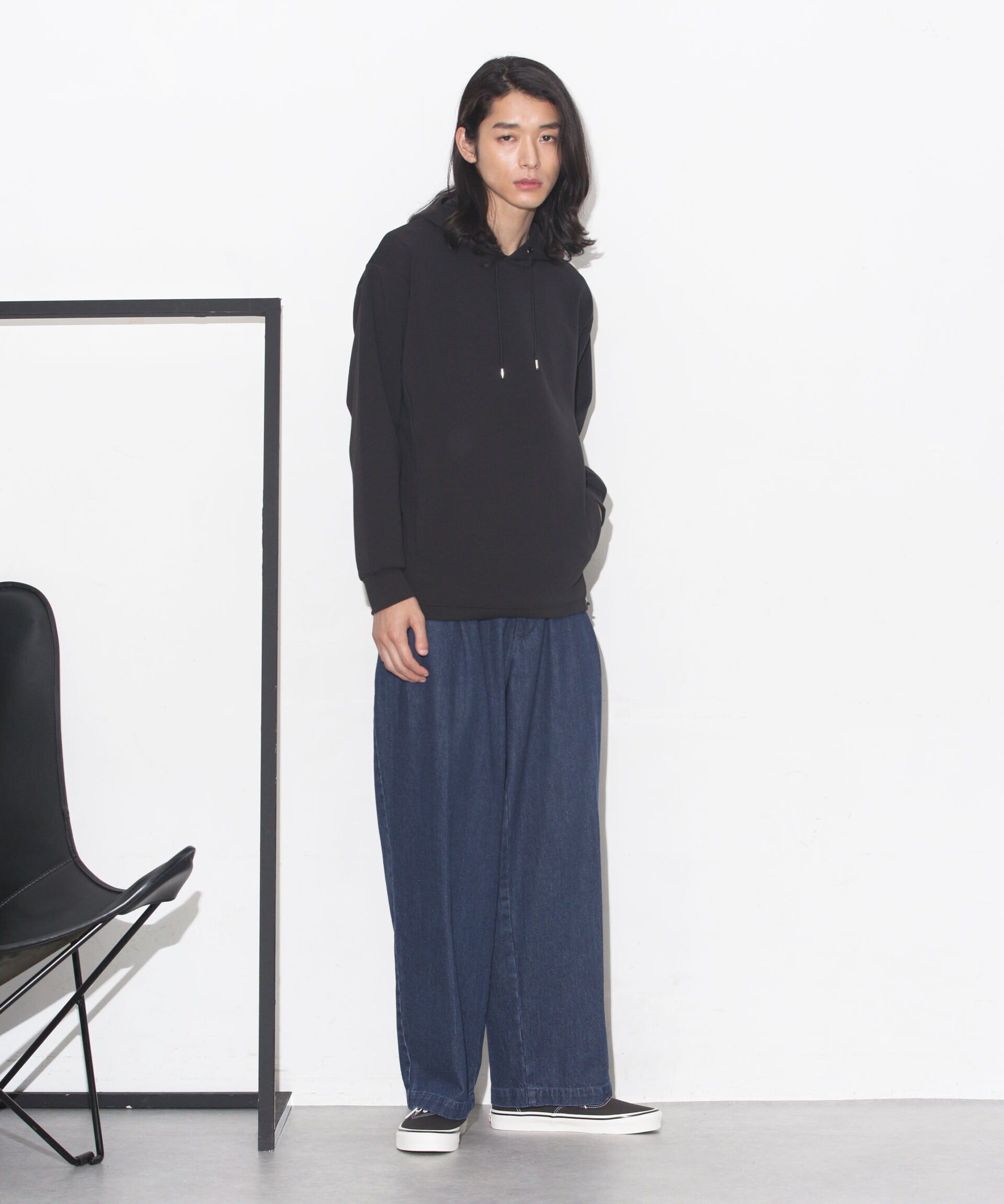 nano･universe「ダンボールドローストリングフーディー」|Tシャツ・カットソー|