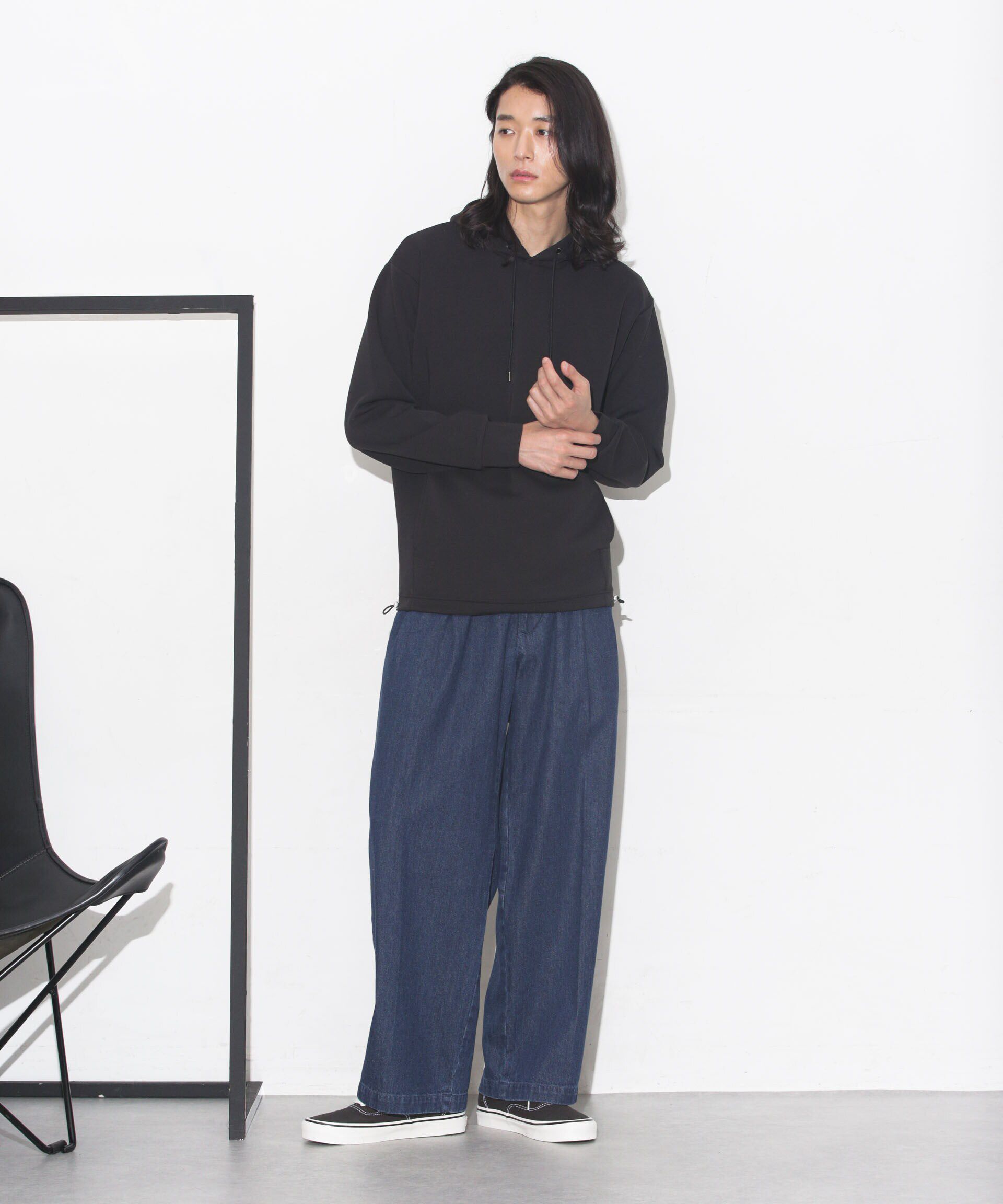 nano･universe「ダンボールドローストリングフーディー」|Tシャツ・カットソー|