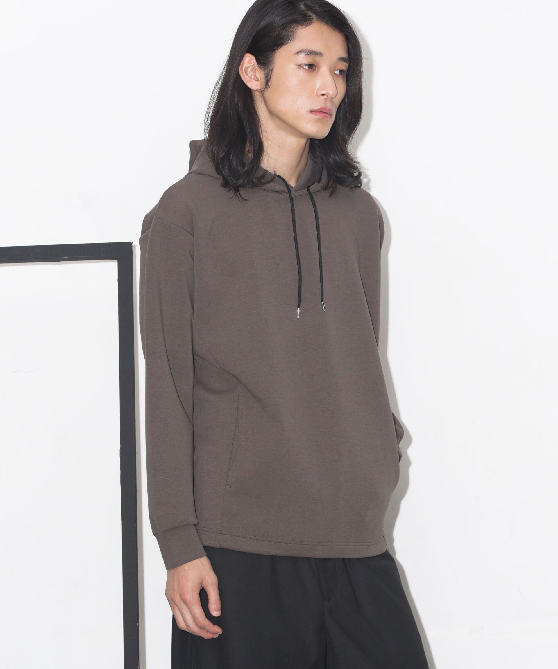 nano･universe「ダンボールドローストリングフーディー」|Tシャツ・カットソー|