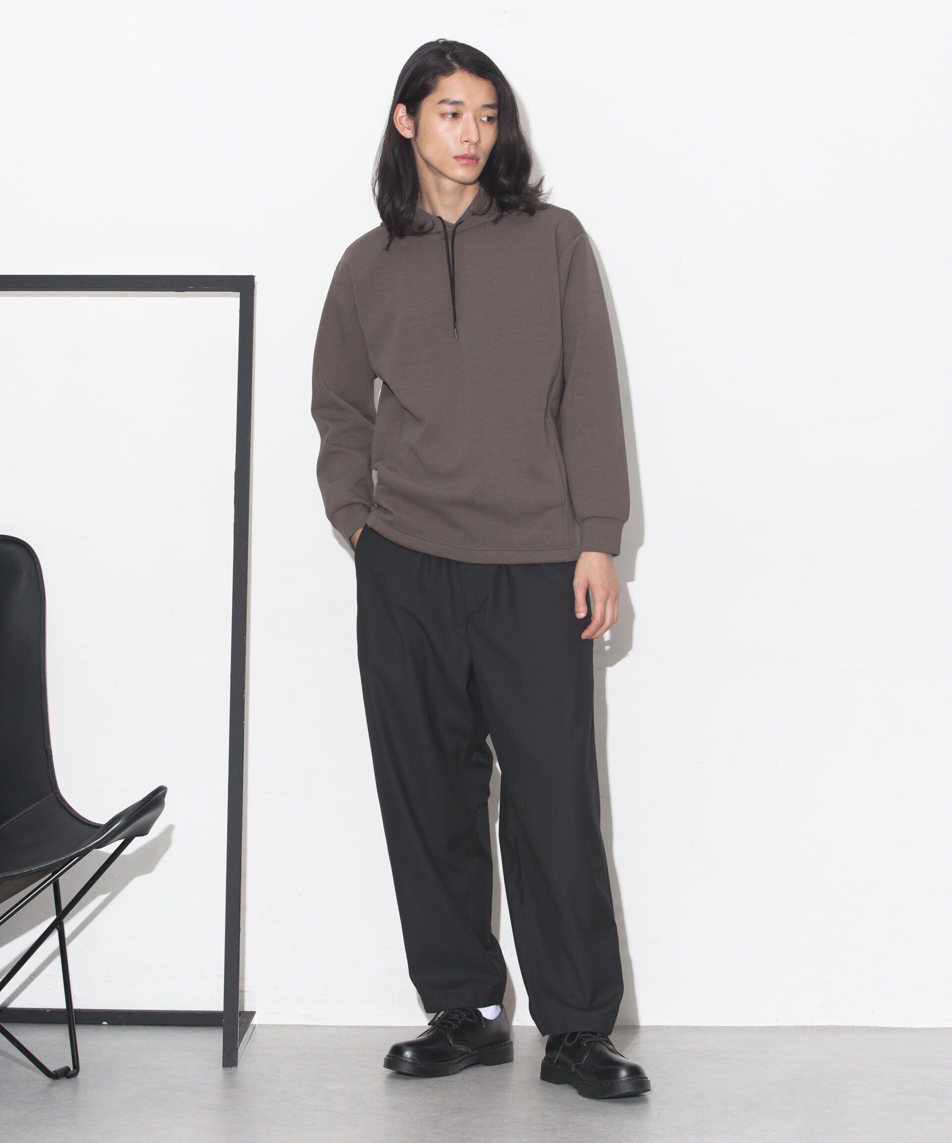 nano･universe「ダンボールドローストリングフーディー」|Tシャツ・カットソー|