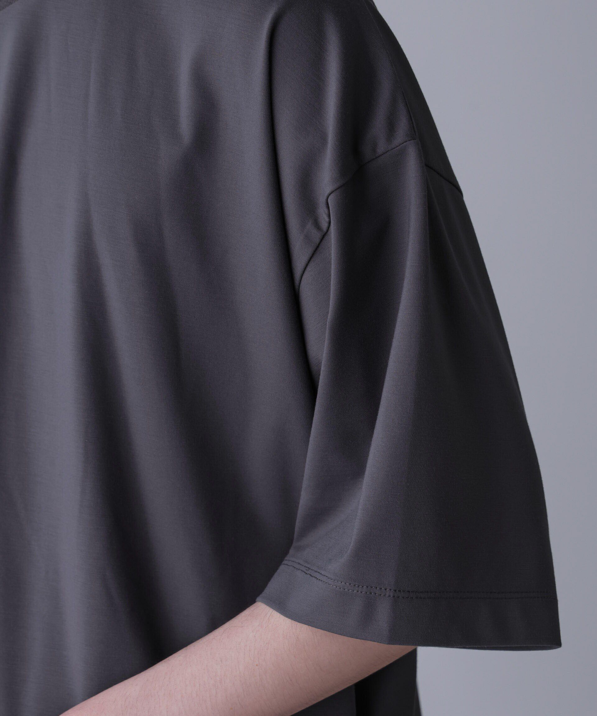 nano･universe「ルーズネックビッグTシャツ 半袖」|Tシャツ・カットソー|