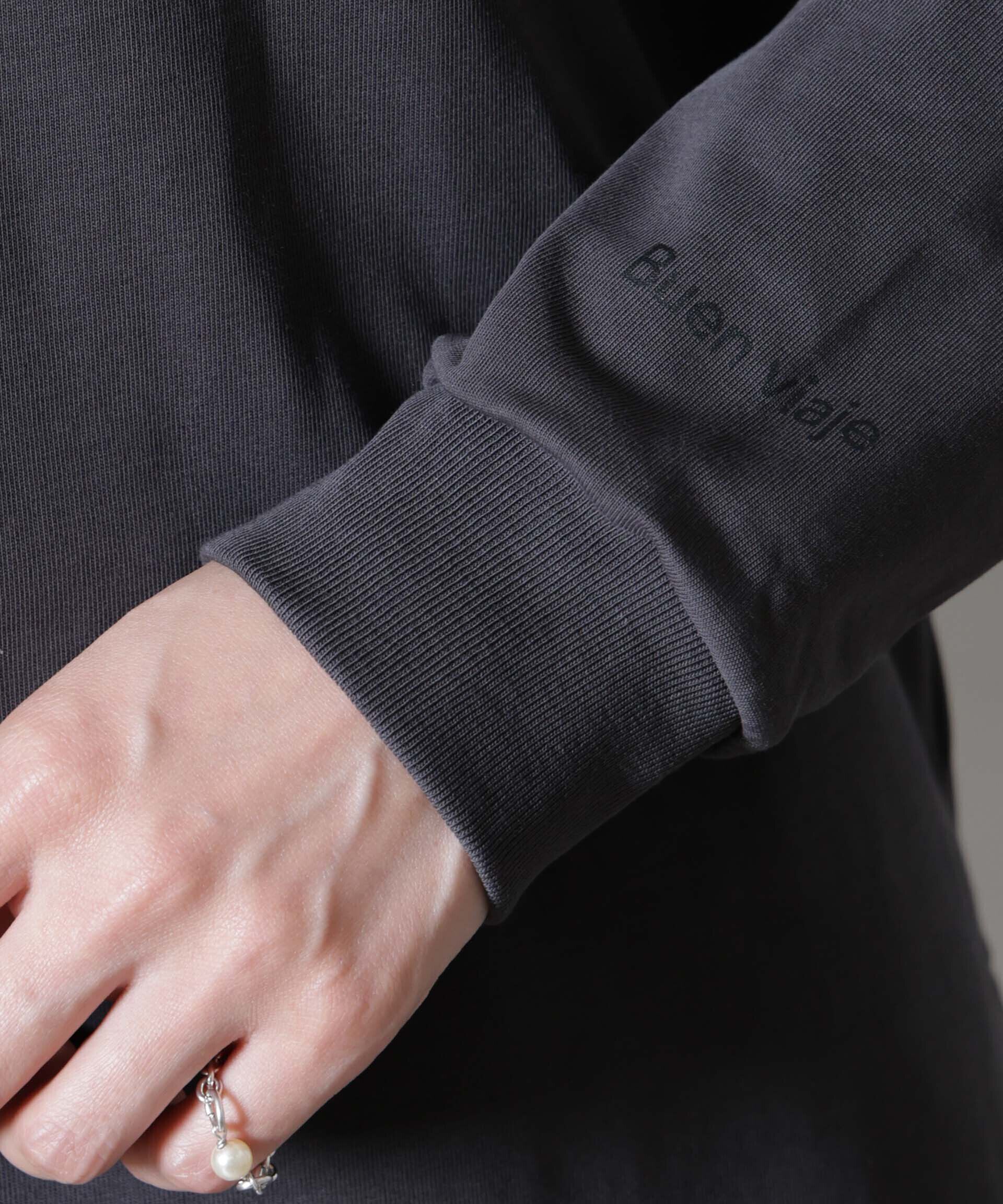 nano･universe「レタードロゴプリントロングスリーブTシャツ」|Tシャツ・カットソー|