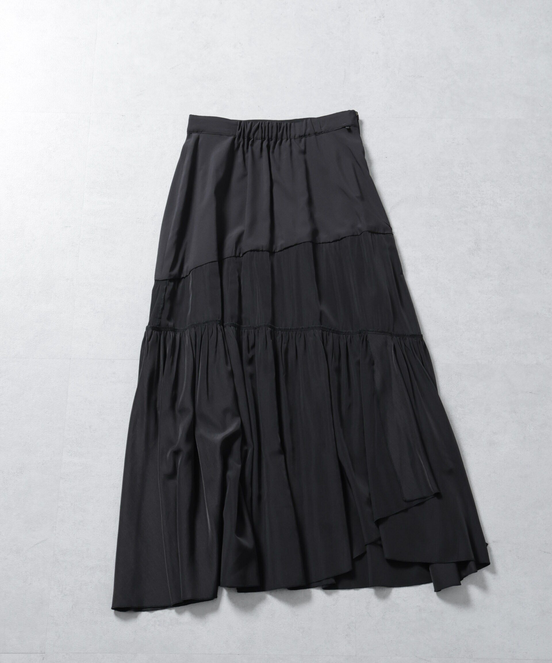 nano･universe「オーバーラップティアードスカート」|スカート|