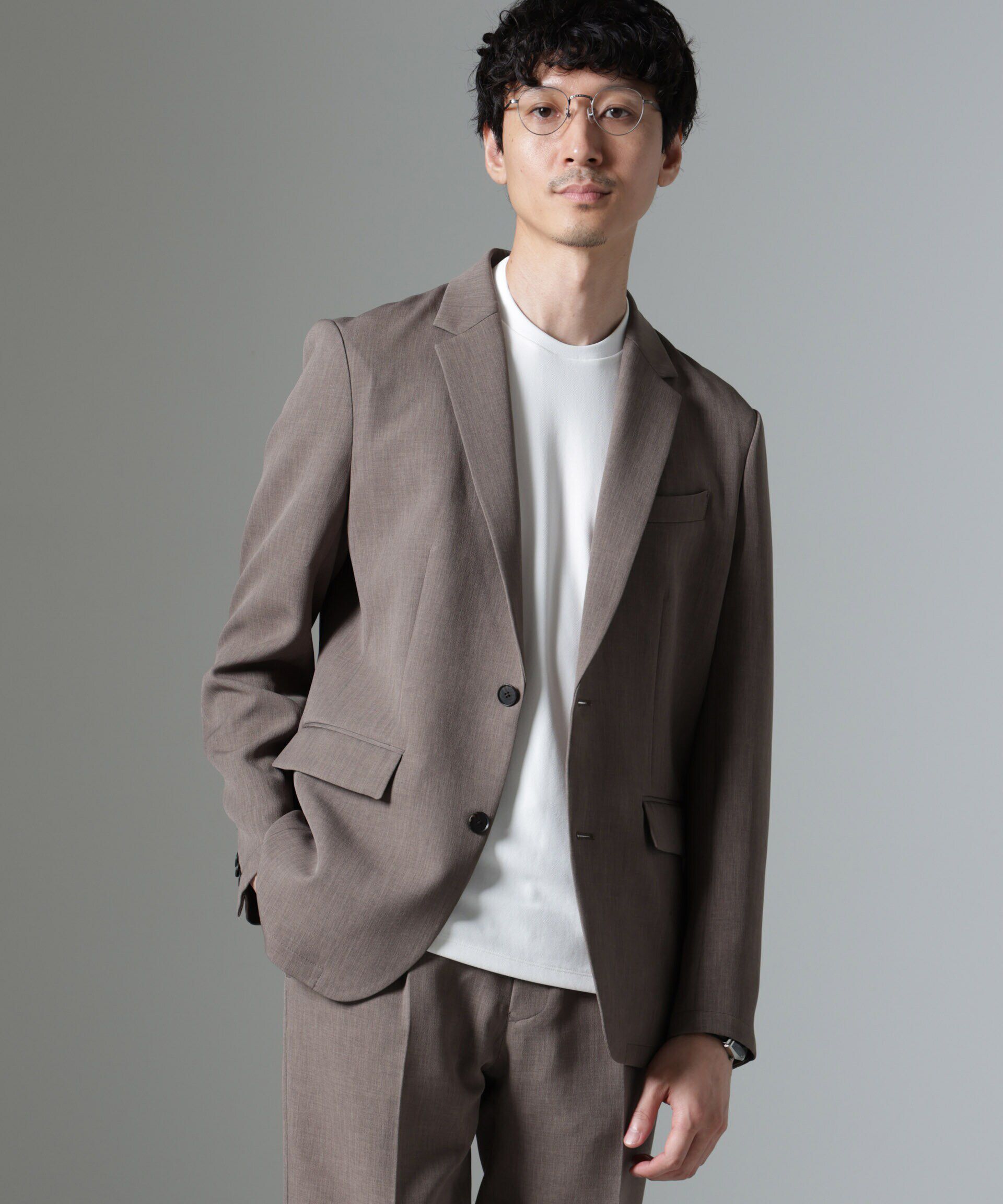 nano･universe「｢Damerino｣Reflax(R) ダブルクロスウェザーセットアップ」|スーツ|