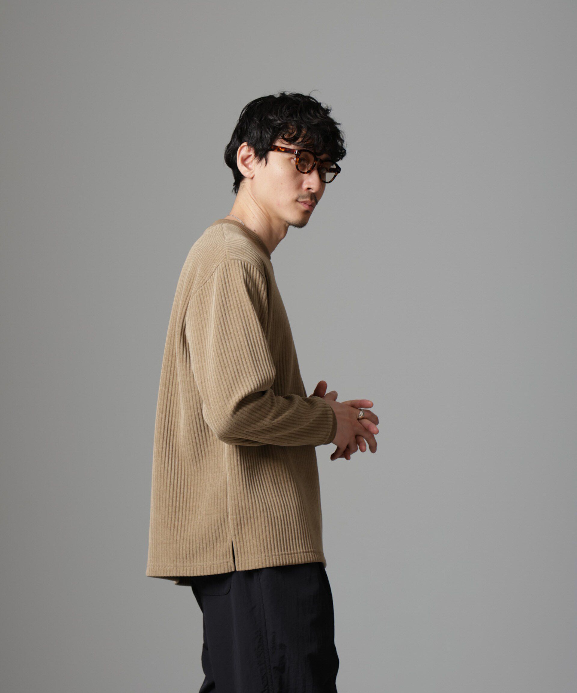 nano･universe「ジャージーコールプルオーバー」|Tシャツ・カットソー|