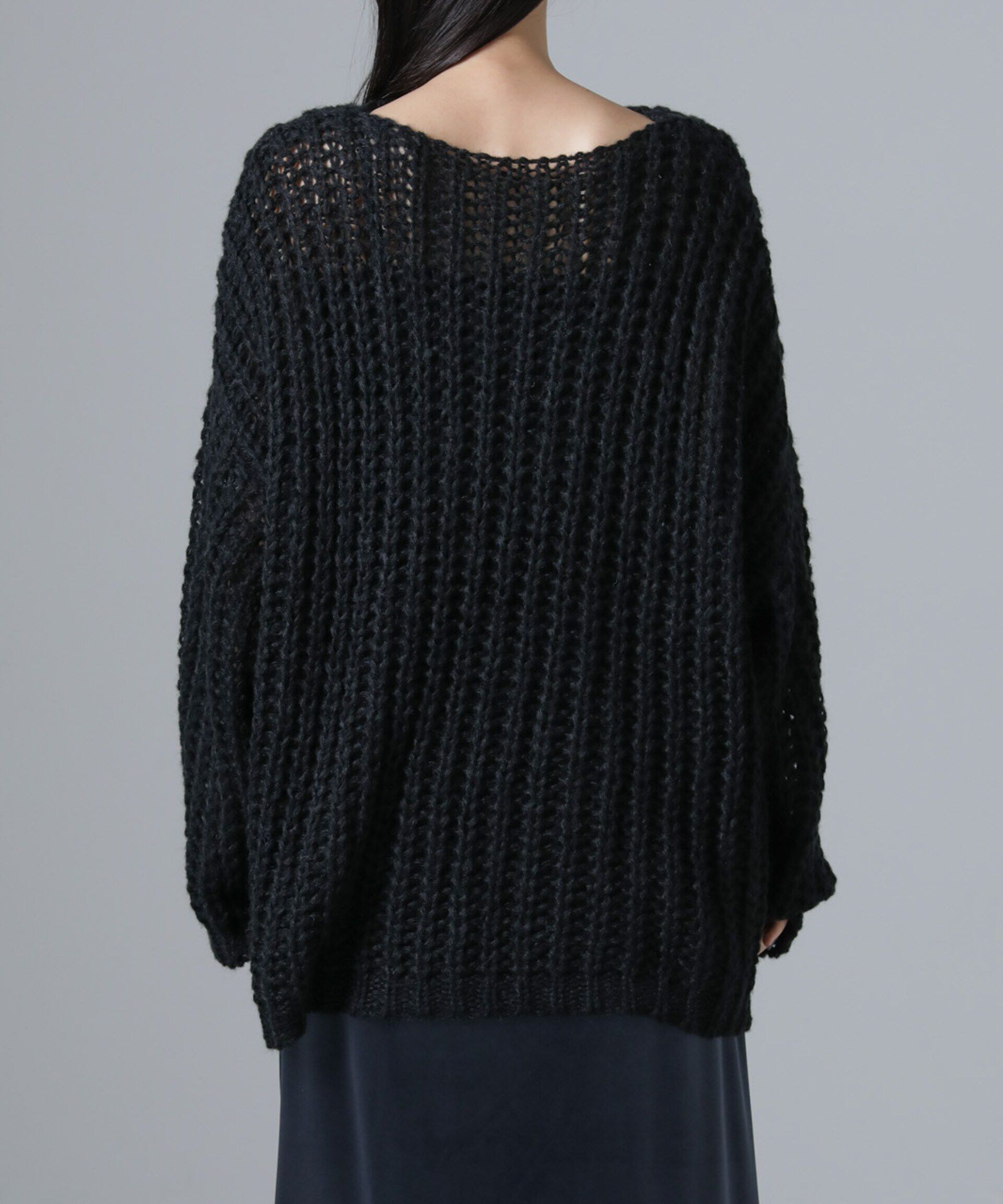 nano･universe「モヘヤライクローゲージニットプルオーバー」|ニット・セーター|