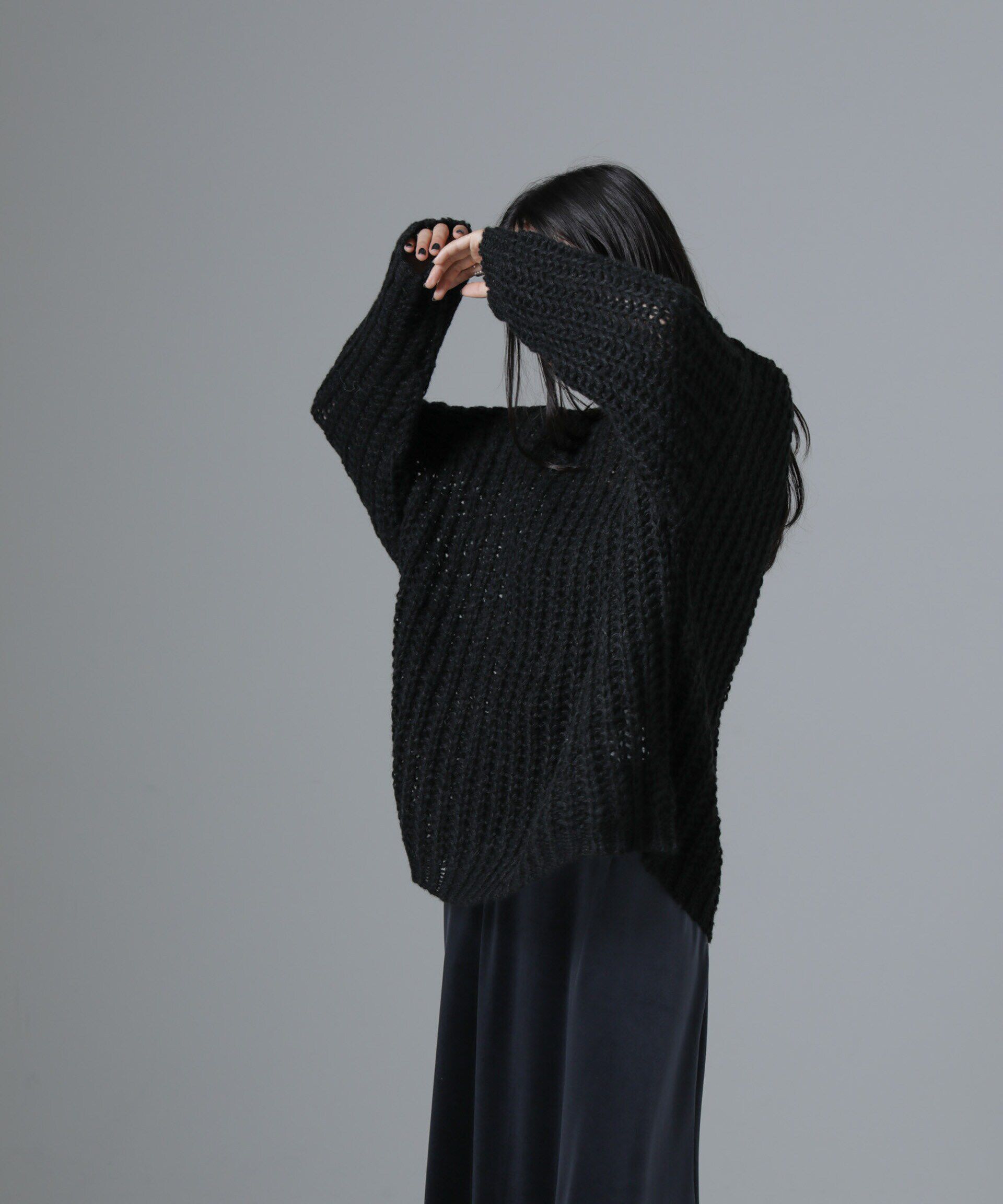 nano･universe「モヘヤライクローゲージニットプルオーバー」|ニット・セーター|