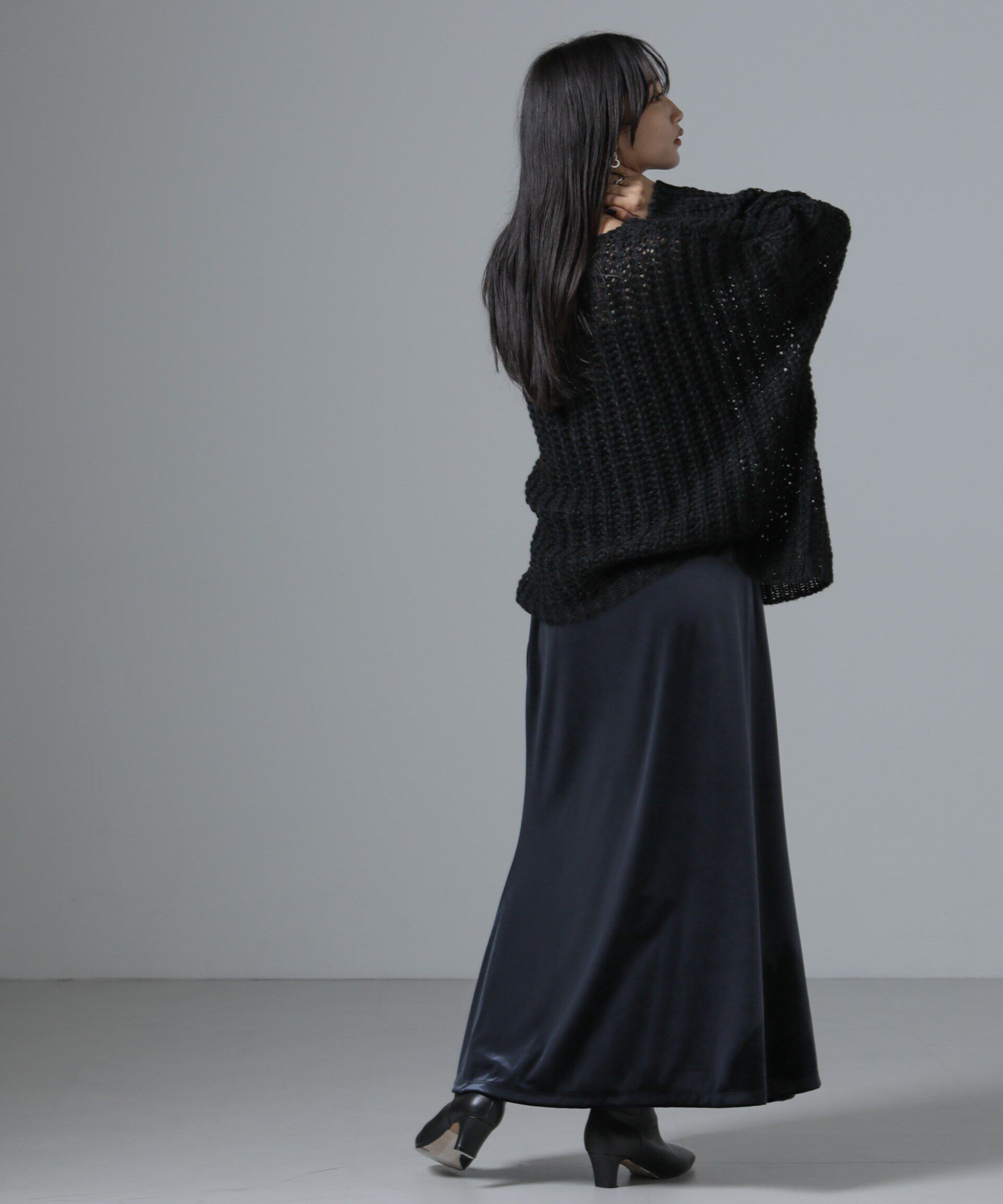 nano･universe「モヘヤライクローゲージニットプルオーバー」|ニット・セーター|