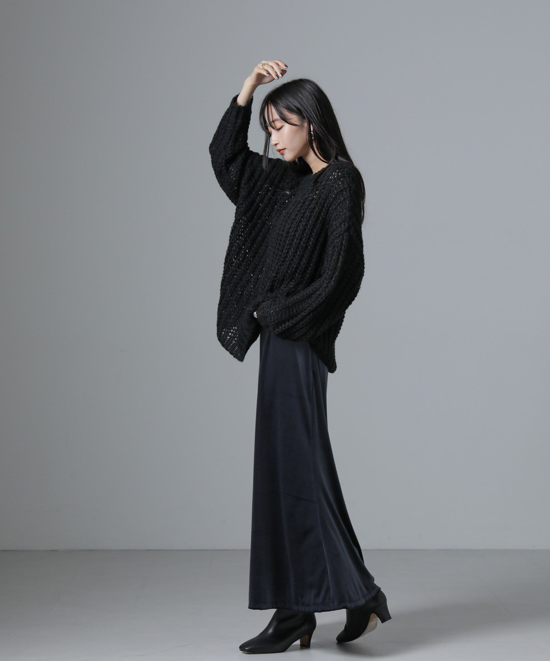 nano･universe「モヘヤライクローゲージニットプルオーバー」|ニット・セーター|