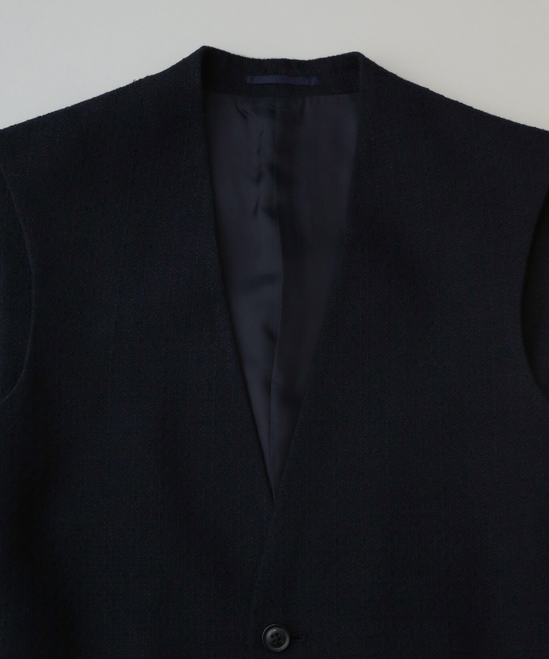 nano･universe「AB.リングブッチャースリーブレスジャケット」|テーラードジャケット|