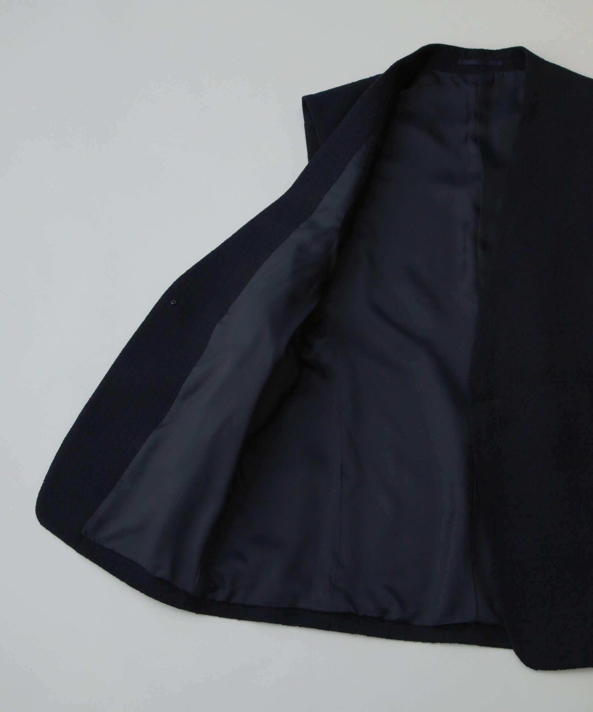 nano･universe「AB.リングブッチャースリーブレスジャケット」|テーラードジャケット|