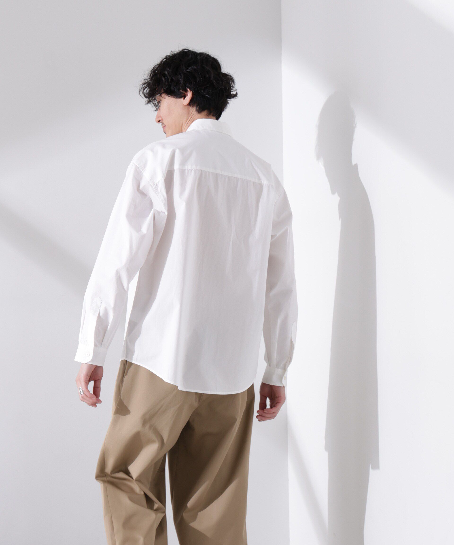 nano･universe「「大人のワイドシャツ」レギュラーカラー 長袖」|シャツ・ブラウス|