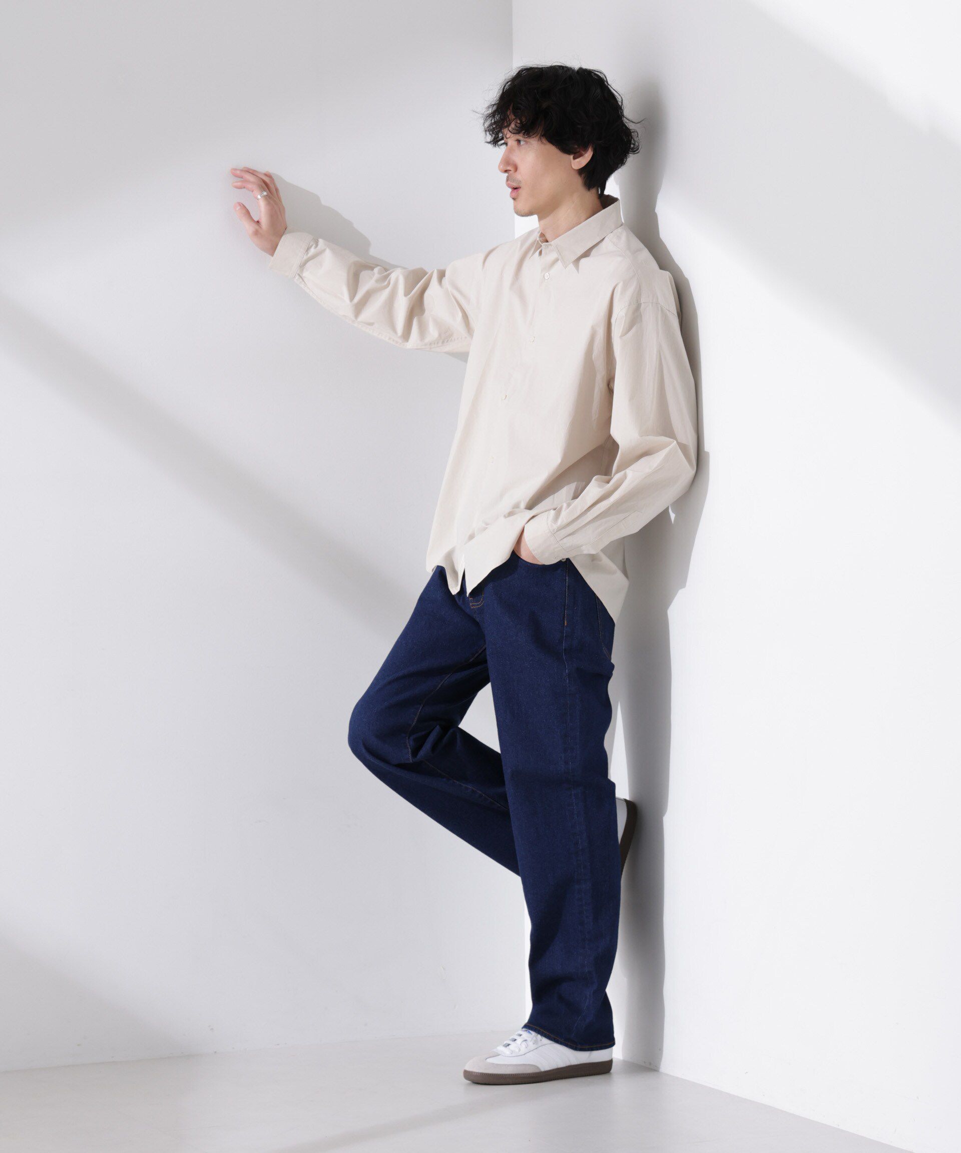 nano･universe「「大人のワイドシャツ」レギュラーカラー 長袖」|シャツ・ブラウス|