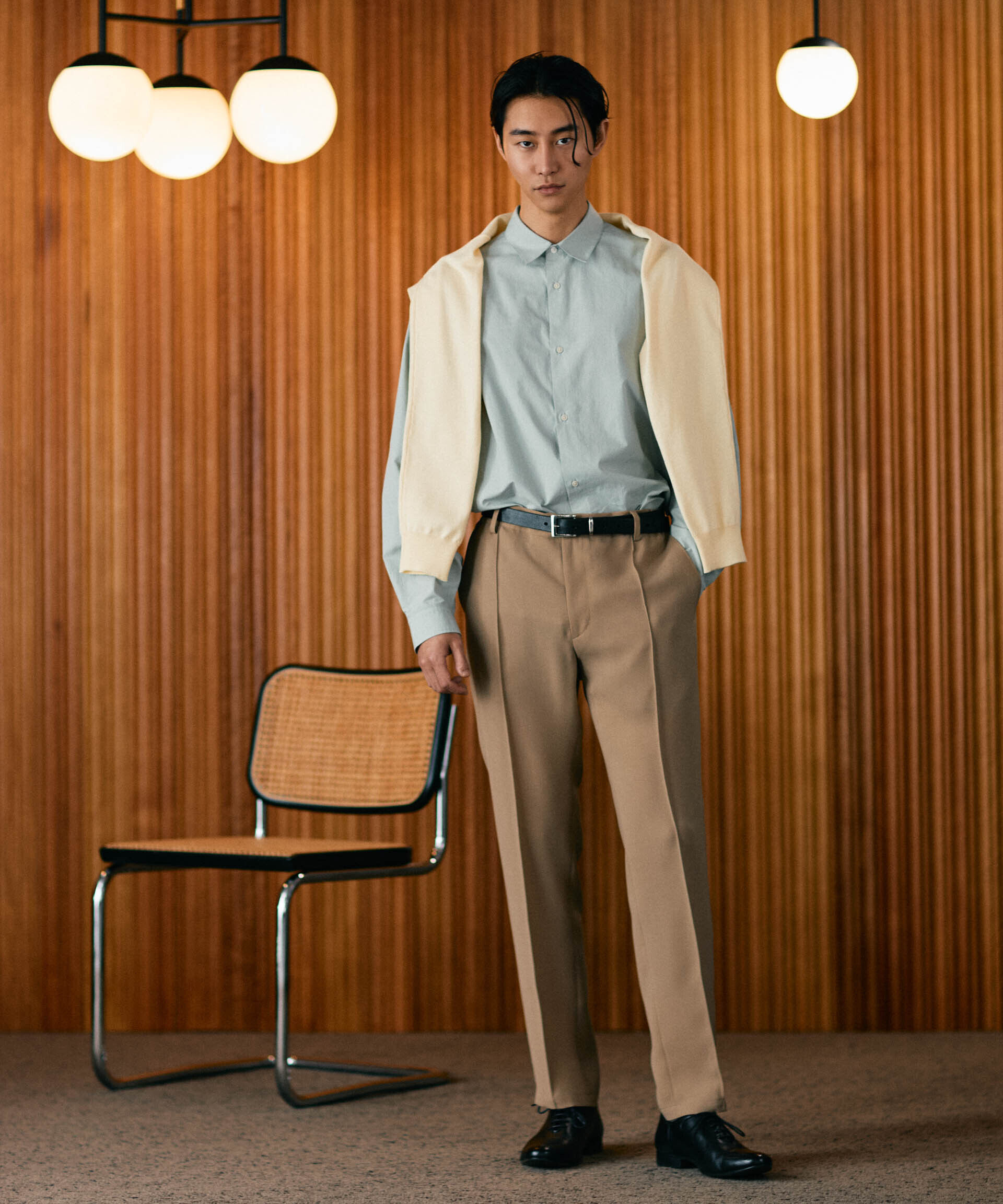 nano･universe「「大人のワイドシャツ」レギュラーカラー 長袖」|シャツ・ブラウス|