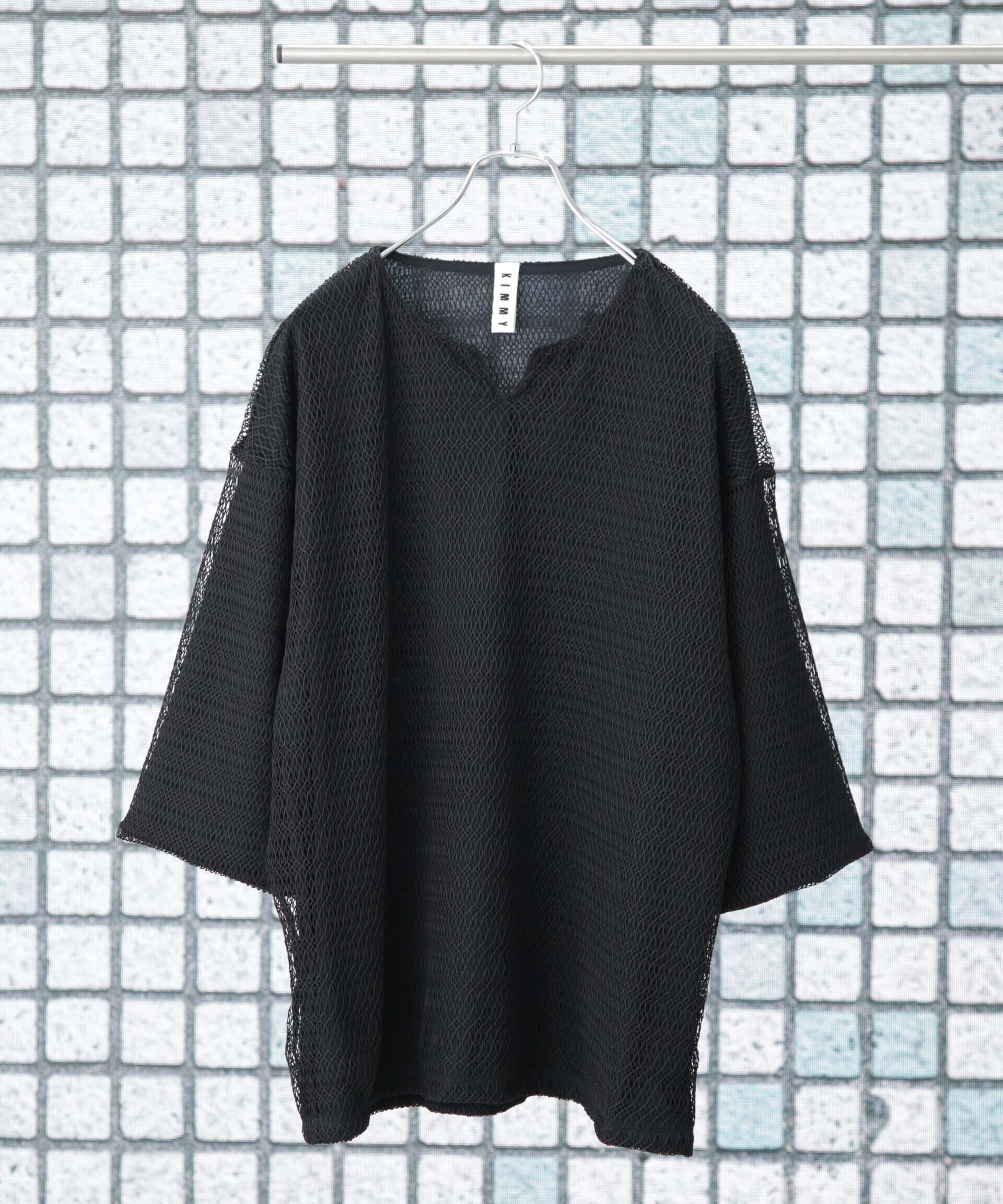 nano･universe「KIMMY/RASCHEL SHIRT」|Tシャツ・カットソー|ブラック