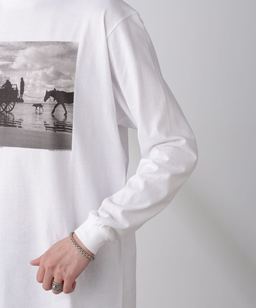 nano･universe「「着るアート」Herbert List/Magnum Photos Tシャツ長袖FRANCE」|Tシャツ・カットソー|