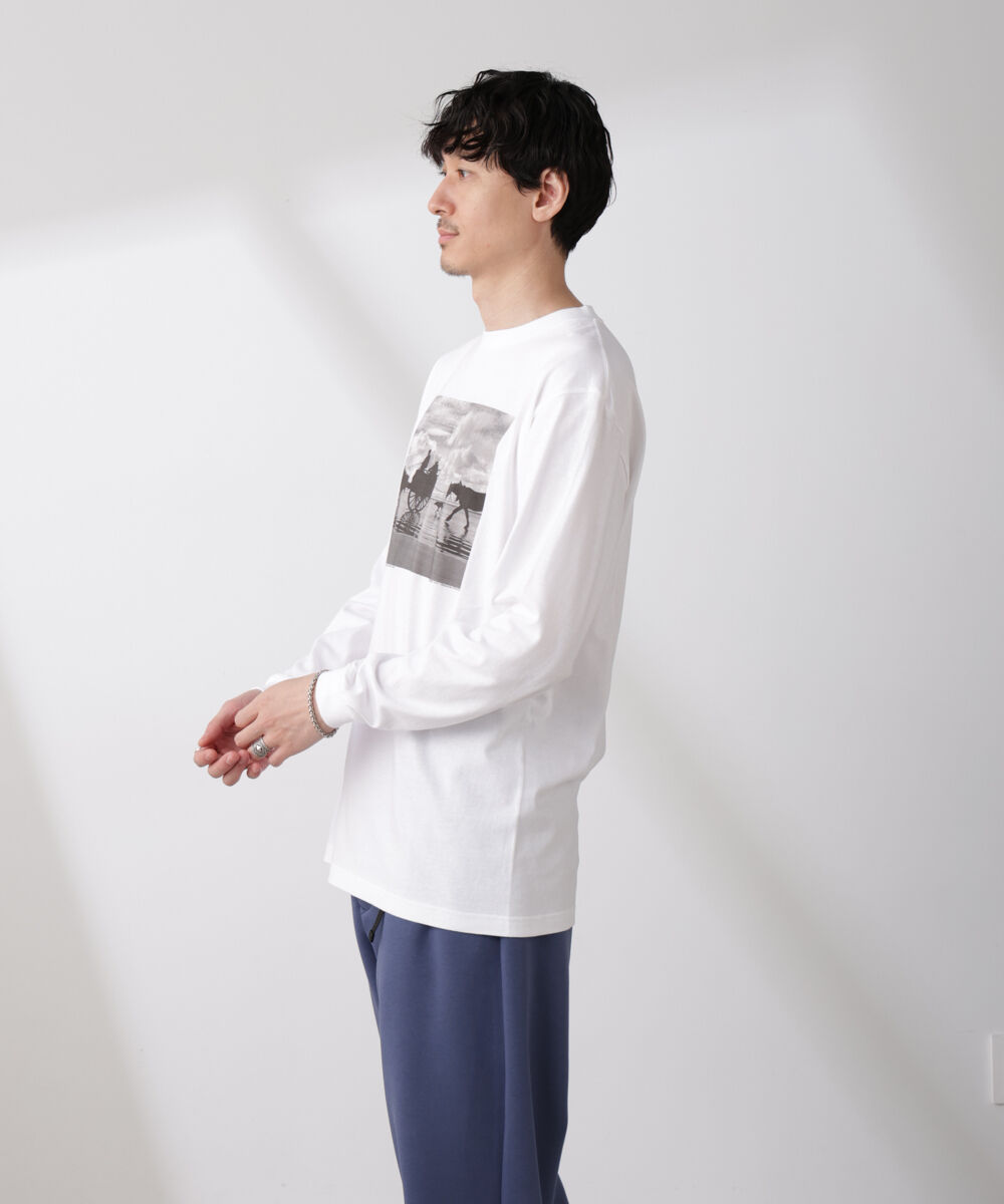 nano･universe「「着るアート」Herbert List/Magnum Photos Tシャツ長袖FRANCE」|Tシャツ・カットソー|