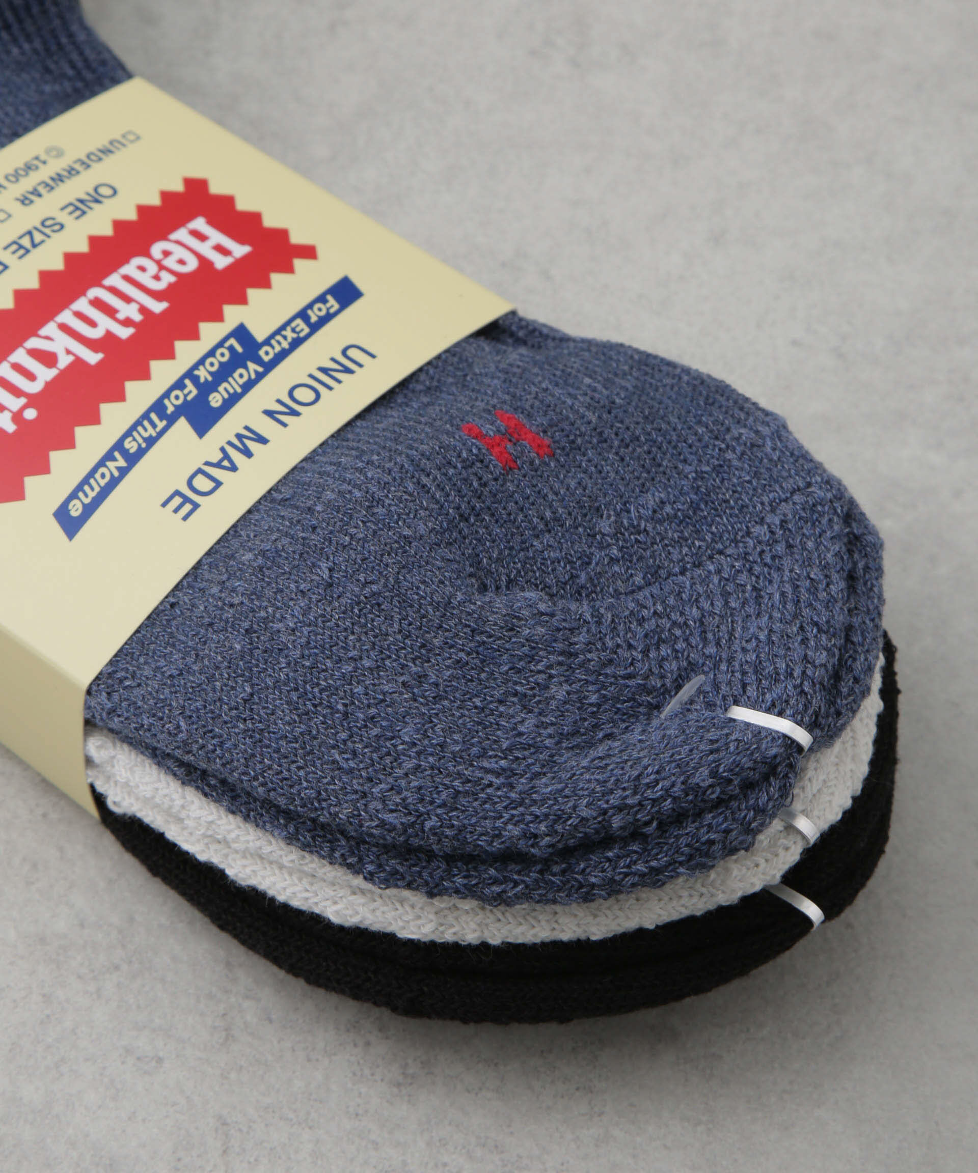 nano･universe「Healthknit/シンカーカラー無地 ソックス アソート3足セット」|ソックス|