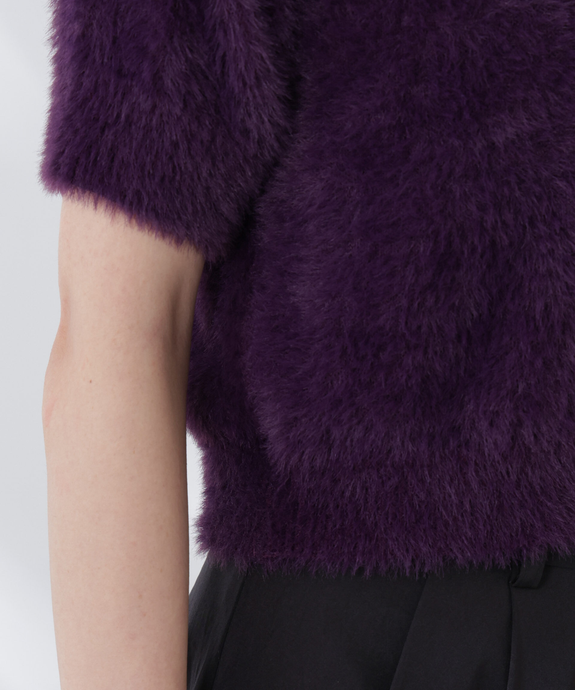 nano･universe「BAUM UND PFERDGARTEN/Furry Knit カーディガン」|ニット・セーター|