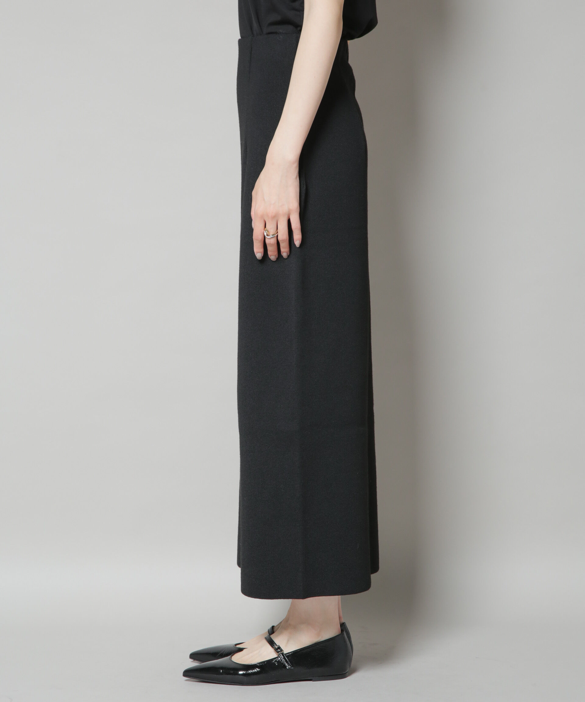 nano･universe「毛玉抑制総針スカート(セットアップ可)」|スカート|