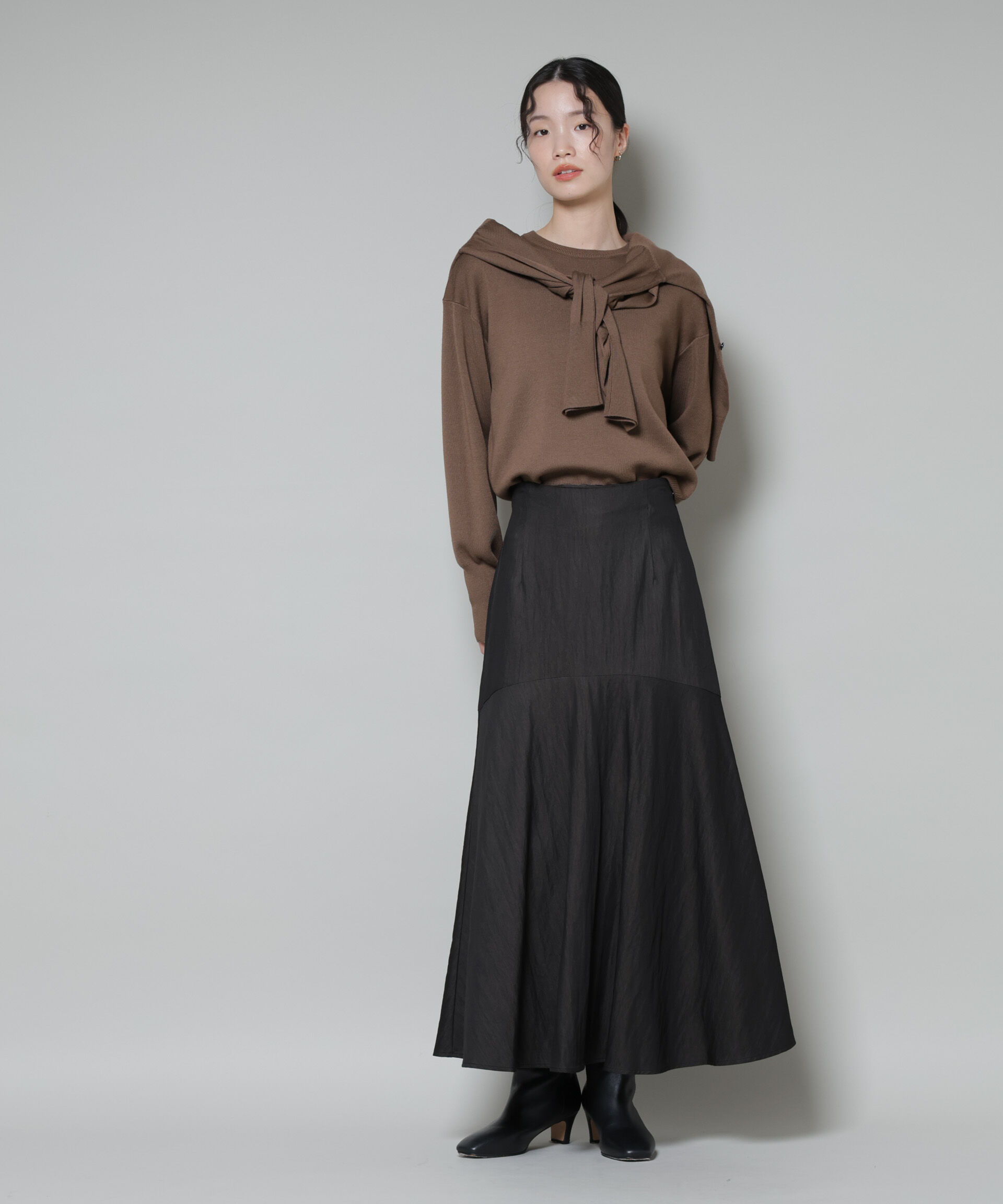 nano･universe「切り替え裾フレアスカート」|スカート|