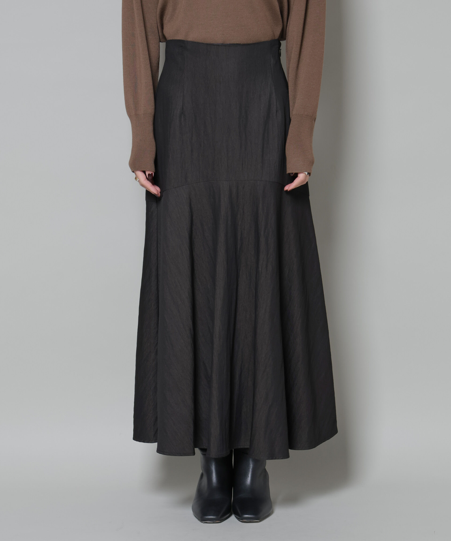 nano･universe「切り替え裾フレアスカート」|スカート|