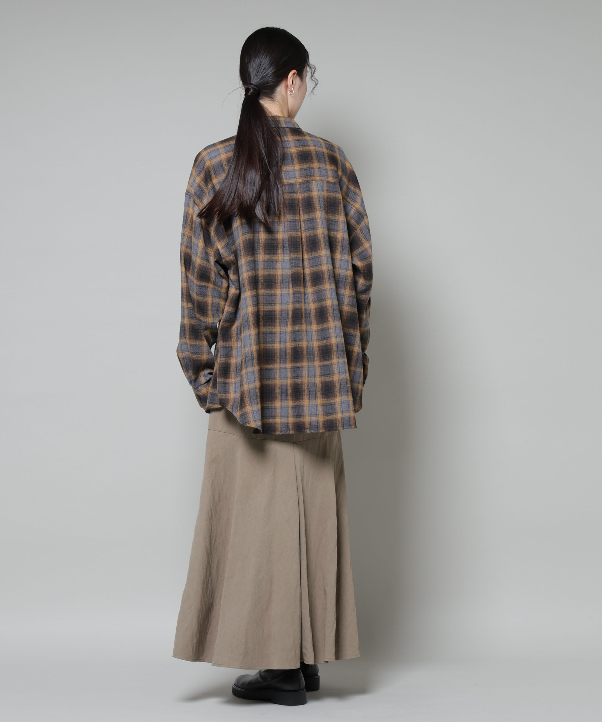 nano･universe「切り替え裾フレアスカート」|スカート|